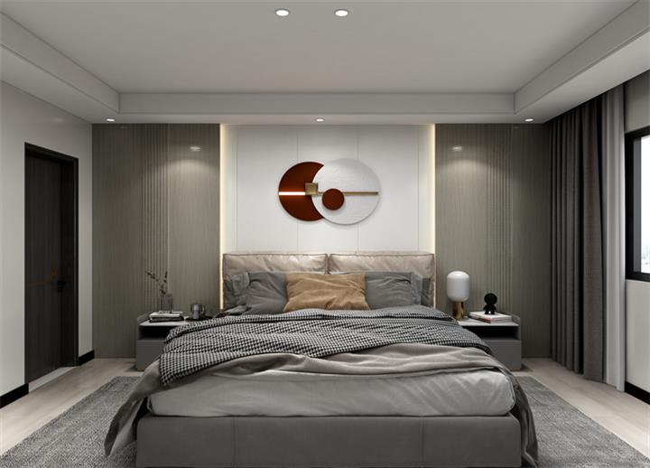 巨奧臥室背景墻效果圖