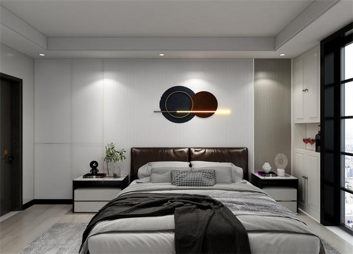 巨奧臥室背景墻效果圖