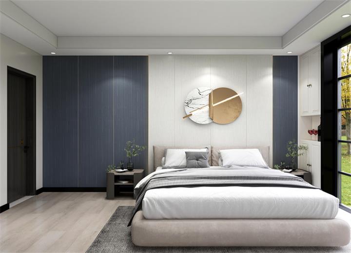 巨奧臥室背景墻效果圖