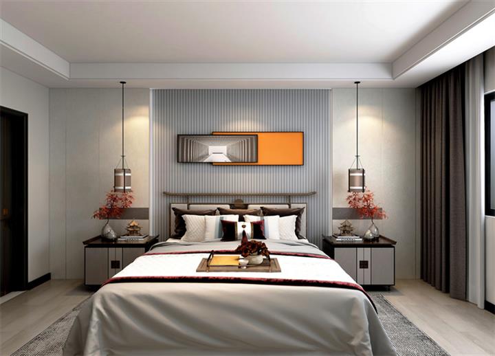 巨奧臥室背景墻效果圖