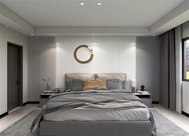 巨奧臥室背景墻效果圖