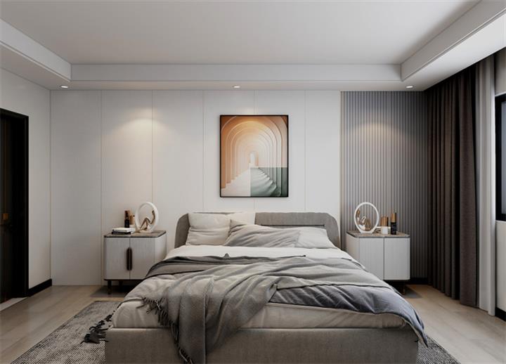 巨奧臥室背景墻效果圖