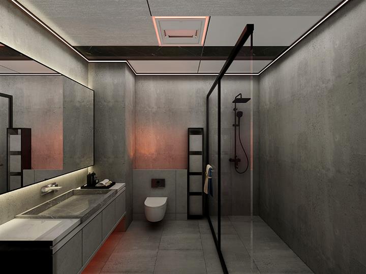 奧華御尊1號(hào)浴室效果圖